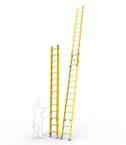Escalera telescópica fibra de vidrio